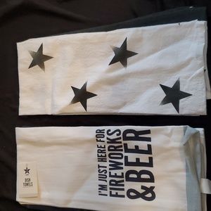 2 sets of brand new dish towels